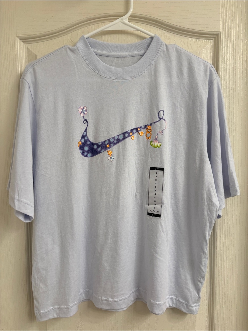 Nike Light Berry & Floral Loosefit Tee